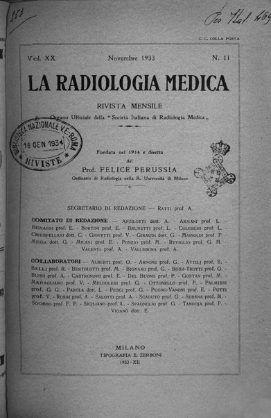 La radiologia medica rivista mensile