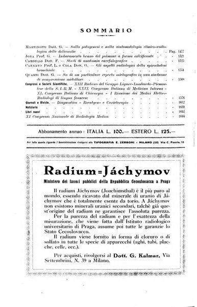 La radiologia medica rivista mensile