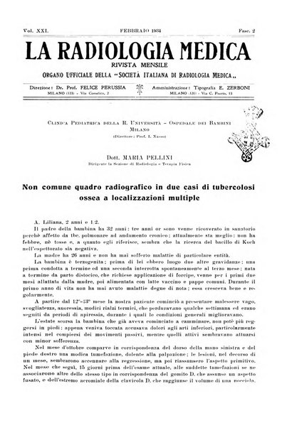 La radiologia medica rivista mensile