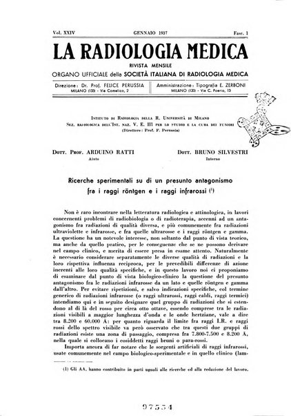 La radiologia medica rivista mensile