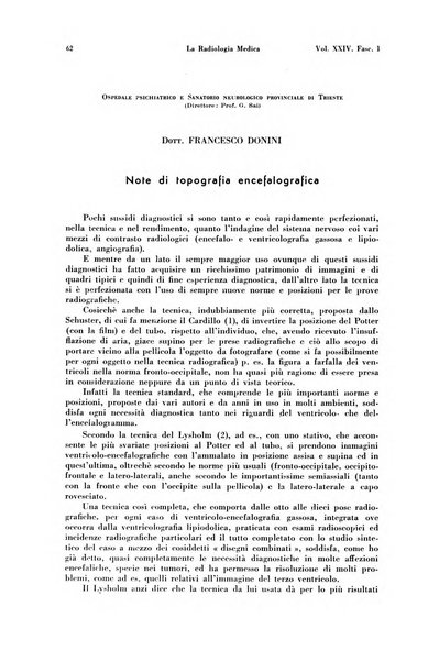 La radiologia medica rivista mensile