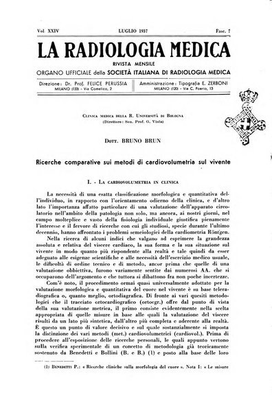 La radiologia medica rivista mensile