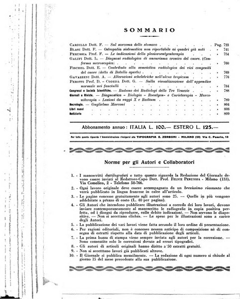 La radiologia medica rivista mensile