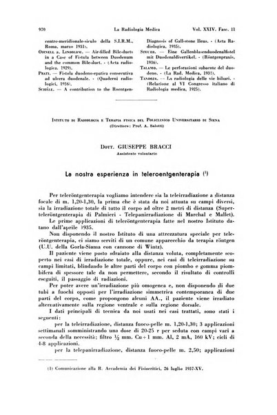 La radiologia medica rivista mensile