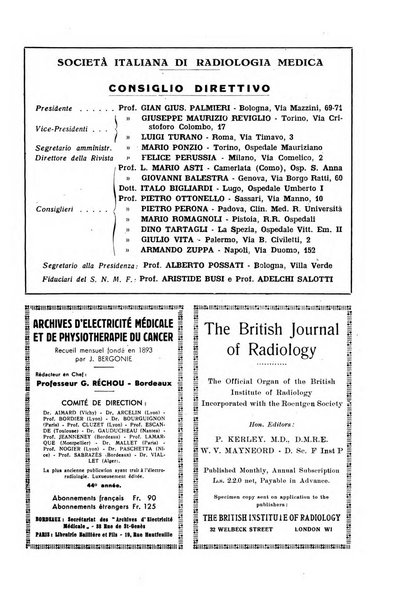 La radiologia medica rivista mensile