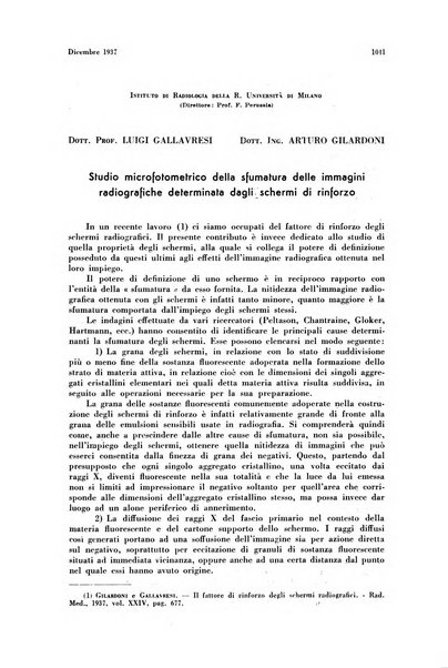 La radiologia medica rivista mensile