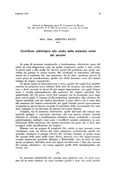 La radiologia medica rivista mensile