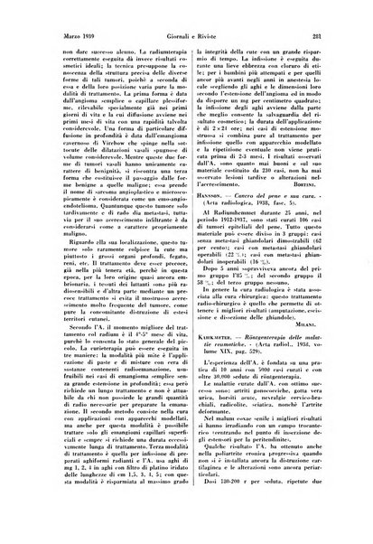 La radiologia medica rivista mensile