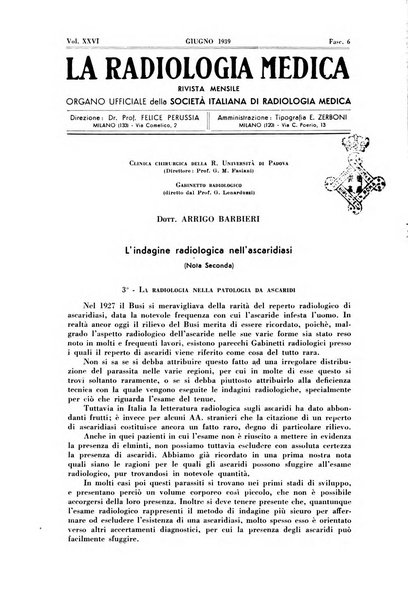 La radiologia medica rivista mensile