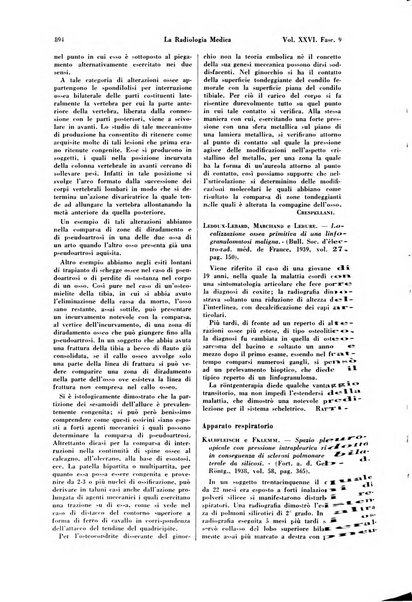 La radiologia medica rivista mensile