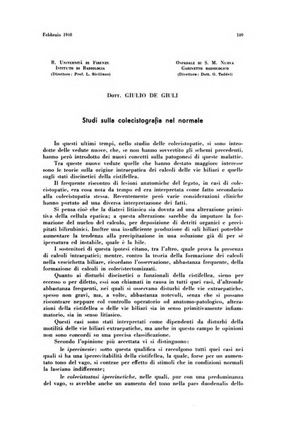 La radiologia medica rivista mensile