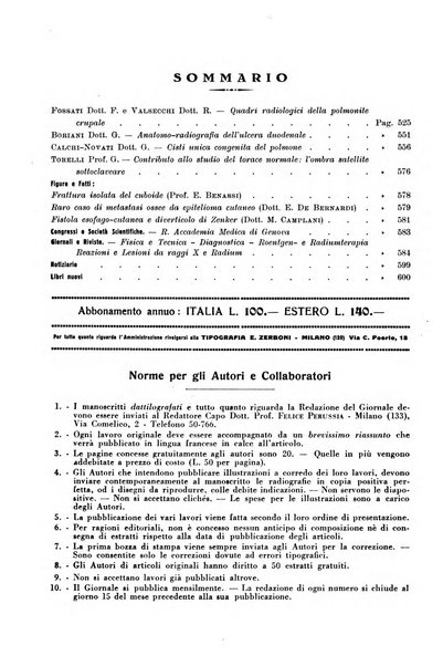 La radiologia medica rivista mensile