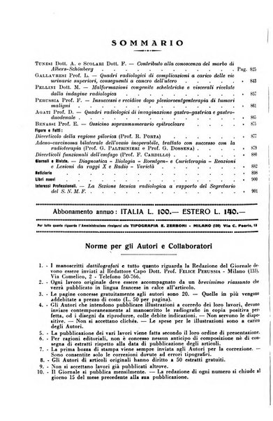 La radiologia medica rivista mensile