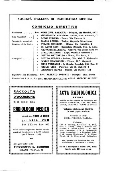 La radiologia medica rivista mensile