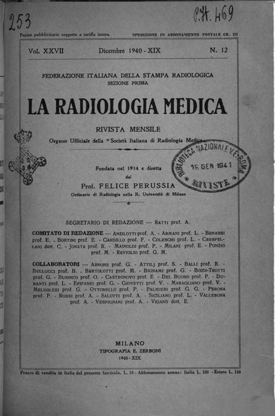 La radiologia medica rivista mensile