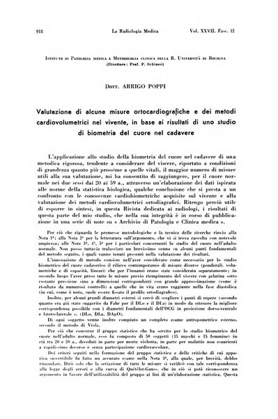 La radiologia medica rivista mensile