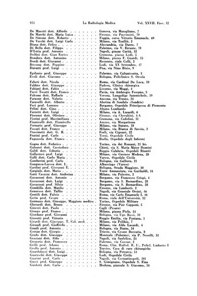 La radiologia medica rivista mensile