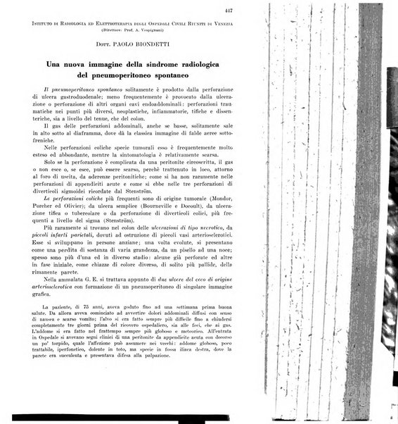 La radiologia medica rivista mensile