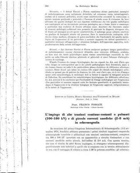 La radiologia medica rivista mensile