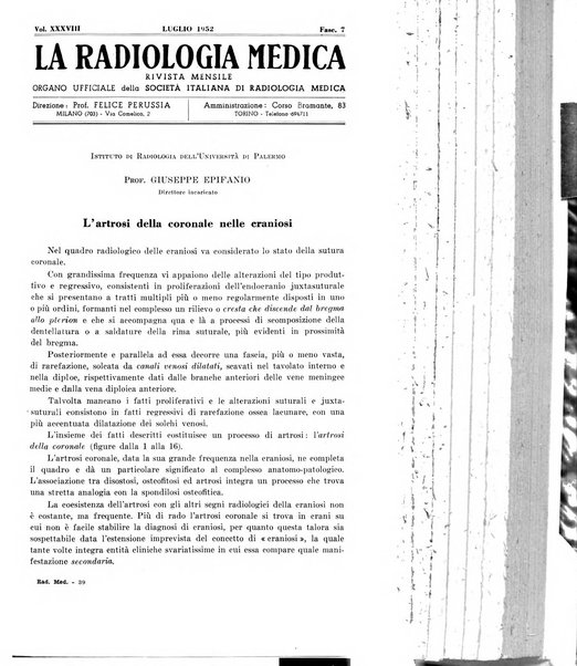 La radiologia medica rivista mensile