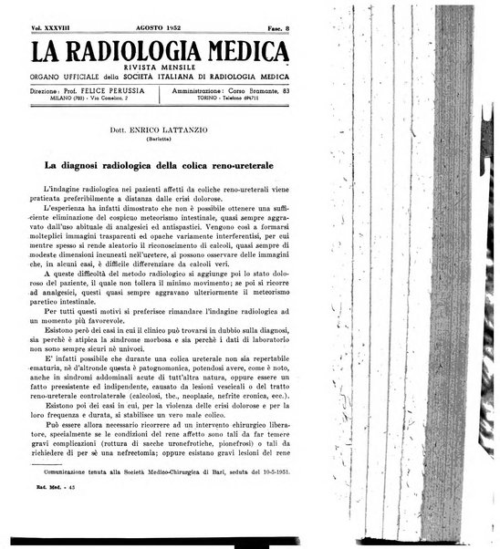 La radiologia medica rivista mensile