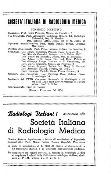 La radiologia medica rivista mensile