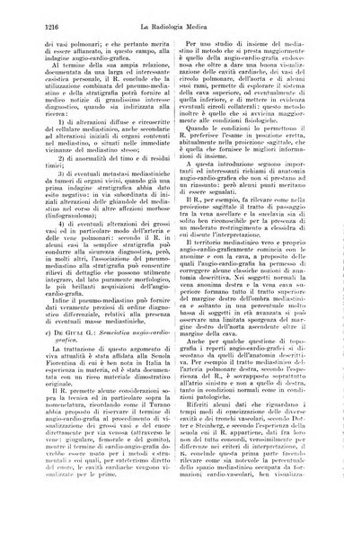 La radiologia medica rivista mensile