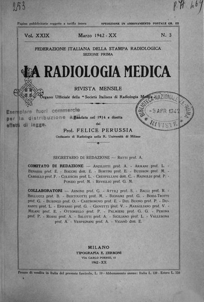 La radiologia medica rivista mensile