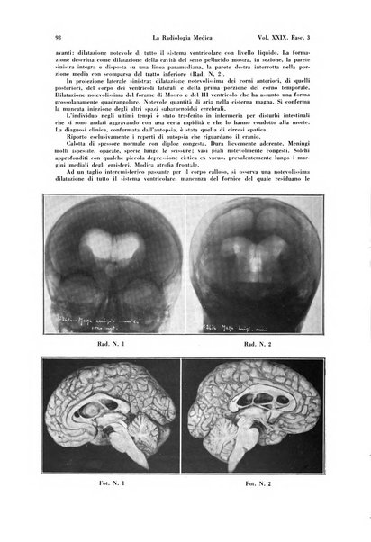 La radiologia medica rivista mensile