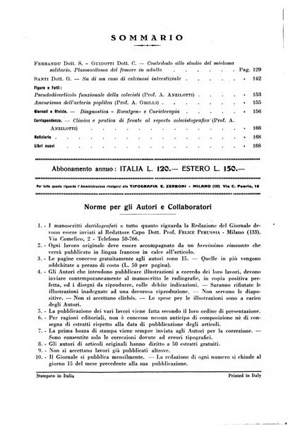 La radiologia medica rivista mensile