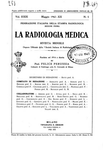 La radiologia medica rivista mensile