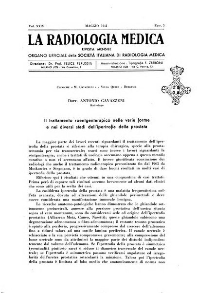 La radiologia medica rivista mensile