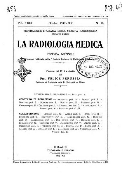 La radiologia medica rivista mensile