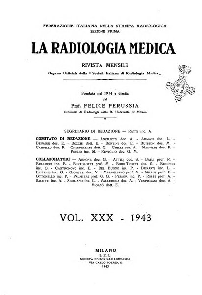 La radiologia medica rivista mensile