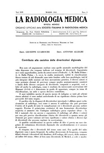 La radiologia medica rivista mensile