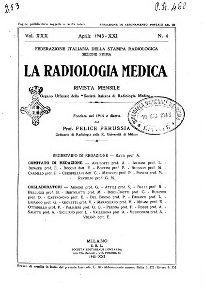 La radiologia medica rivista mensile