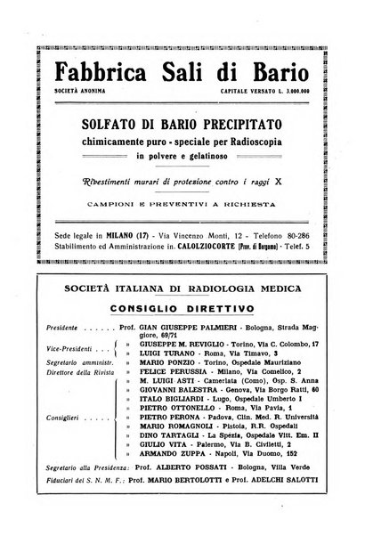 La radiologia medica rivista mensile