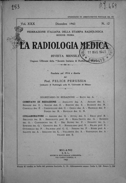 La radiologia medica rivista mensile