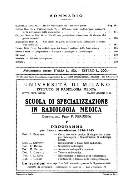 La radiologia medica rivista mensile