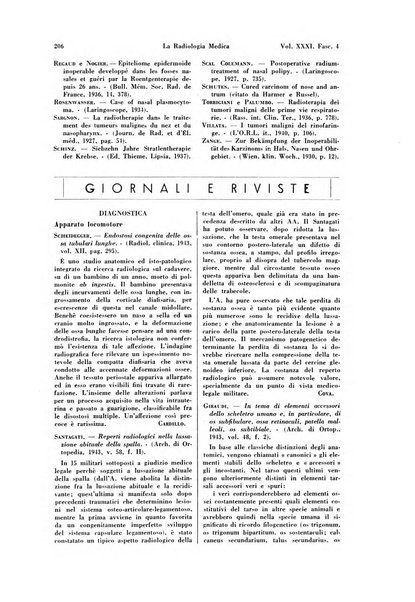 La radiologia medica rivista mensile