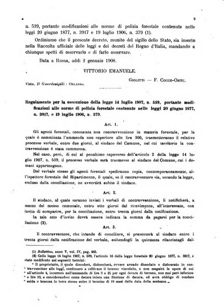 Bollettino ufficiale del Ministero d'agricoltura, industria e commercio