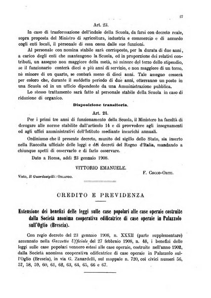 Bollettino ufficiale del Ministero d'agricoltura, industria e commercio