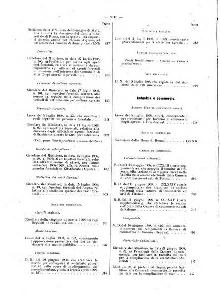 Bollettino ufficiale del Ministero d'agricoltura, industria e commercio