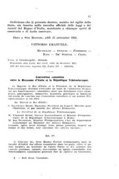 Bollettino ufficiale legislazione e disposizioni ufficiali