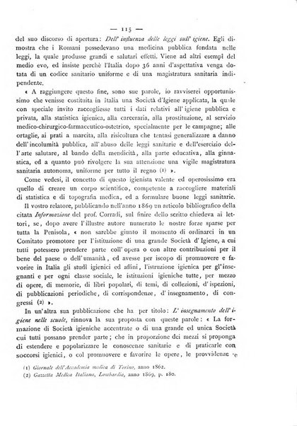 Giornale della Società italiana d'igiene