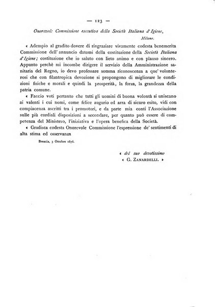 Giornale della Società italiana d'igiene