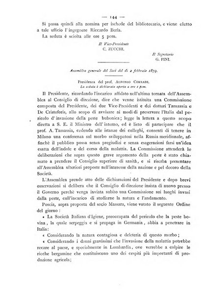 Giornale della Società italiana d'igiene