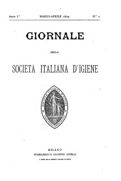 Giornale della Società italiana d'igiene