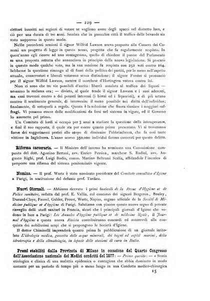 Giornale della Società italiana d'igiene