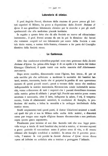 Giornale della Società italiana d'igiene